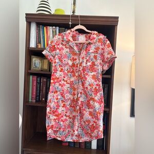 ban.do Cotton Night Gown Night Shirt Floral Print SZ Medium